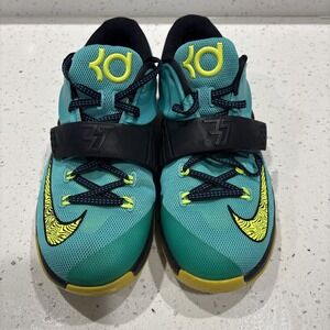 Nike Kevin Durant KD Hyper Jade Volt Black Youth Size 6.5Y 669942-302